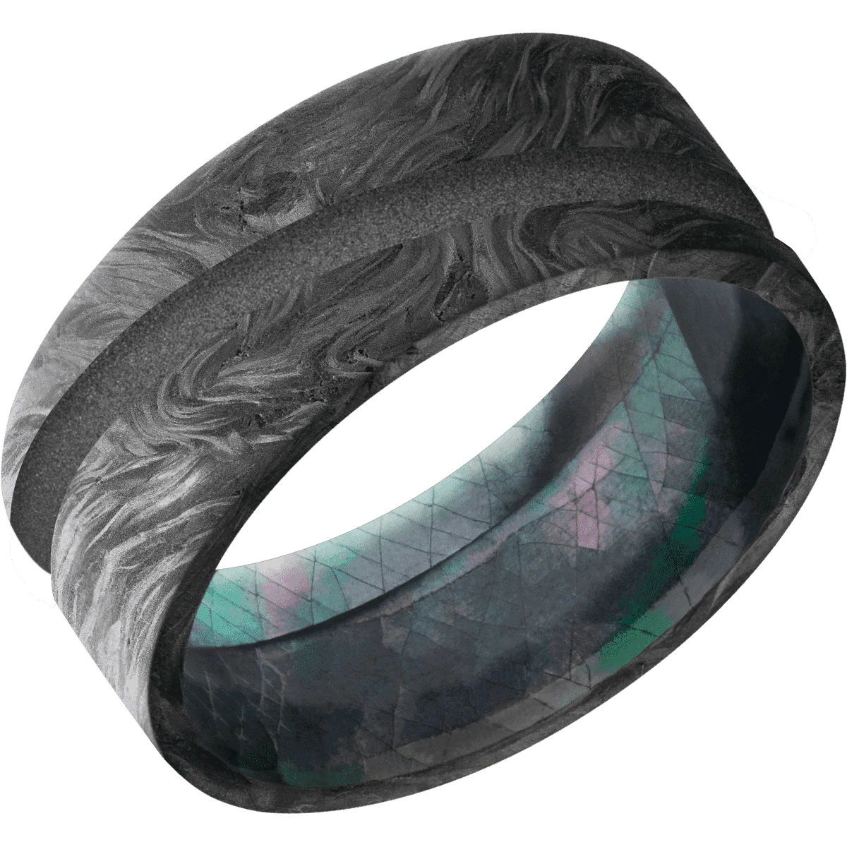 Forged Carbon Fiber + None Finish + Black Mother of Pearl - Image 2