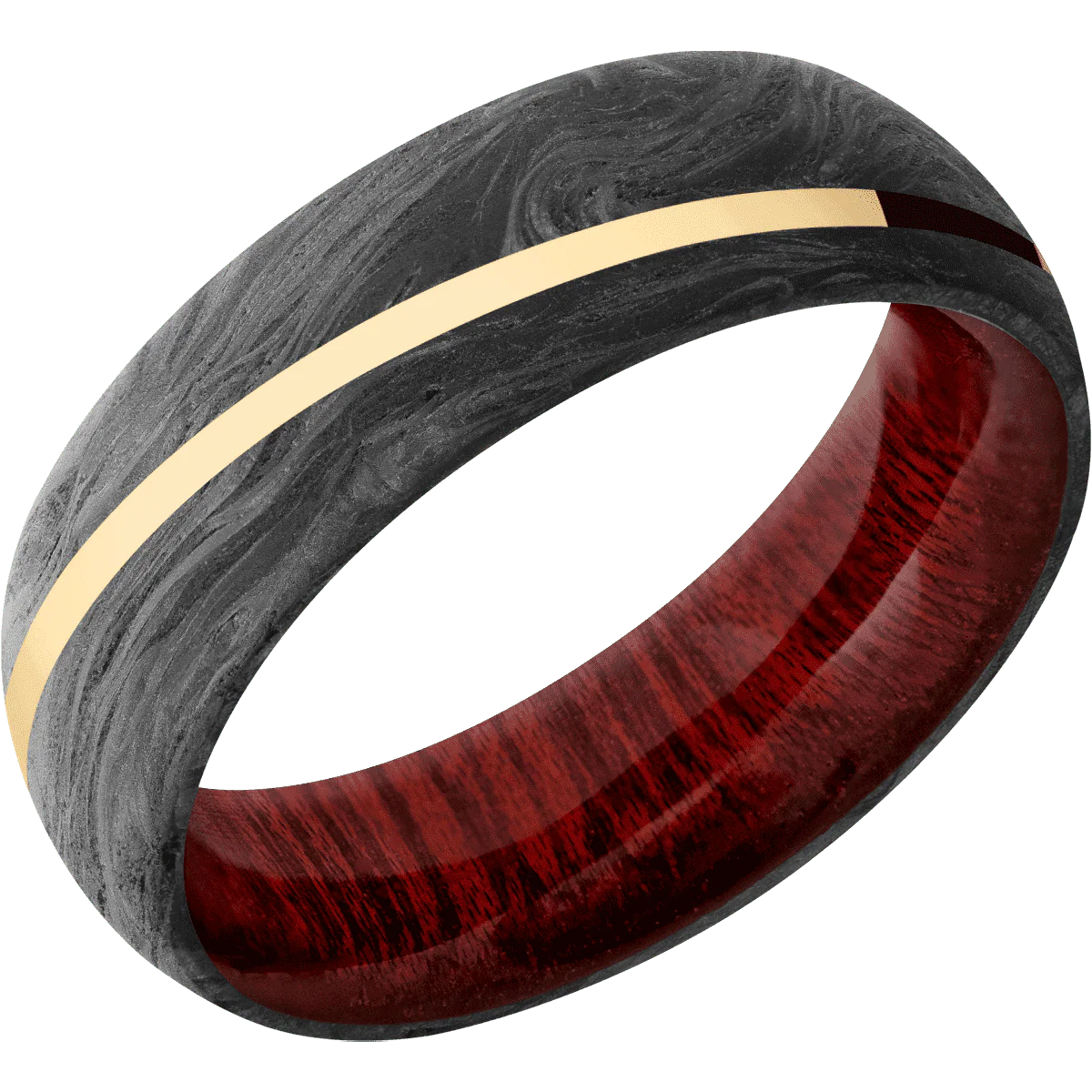 Forged Carbon Fiber + None Finish + Blood Wood - Image 2