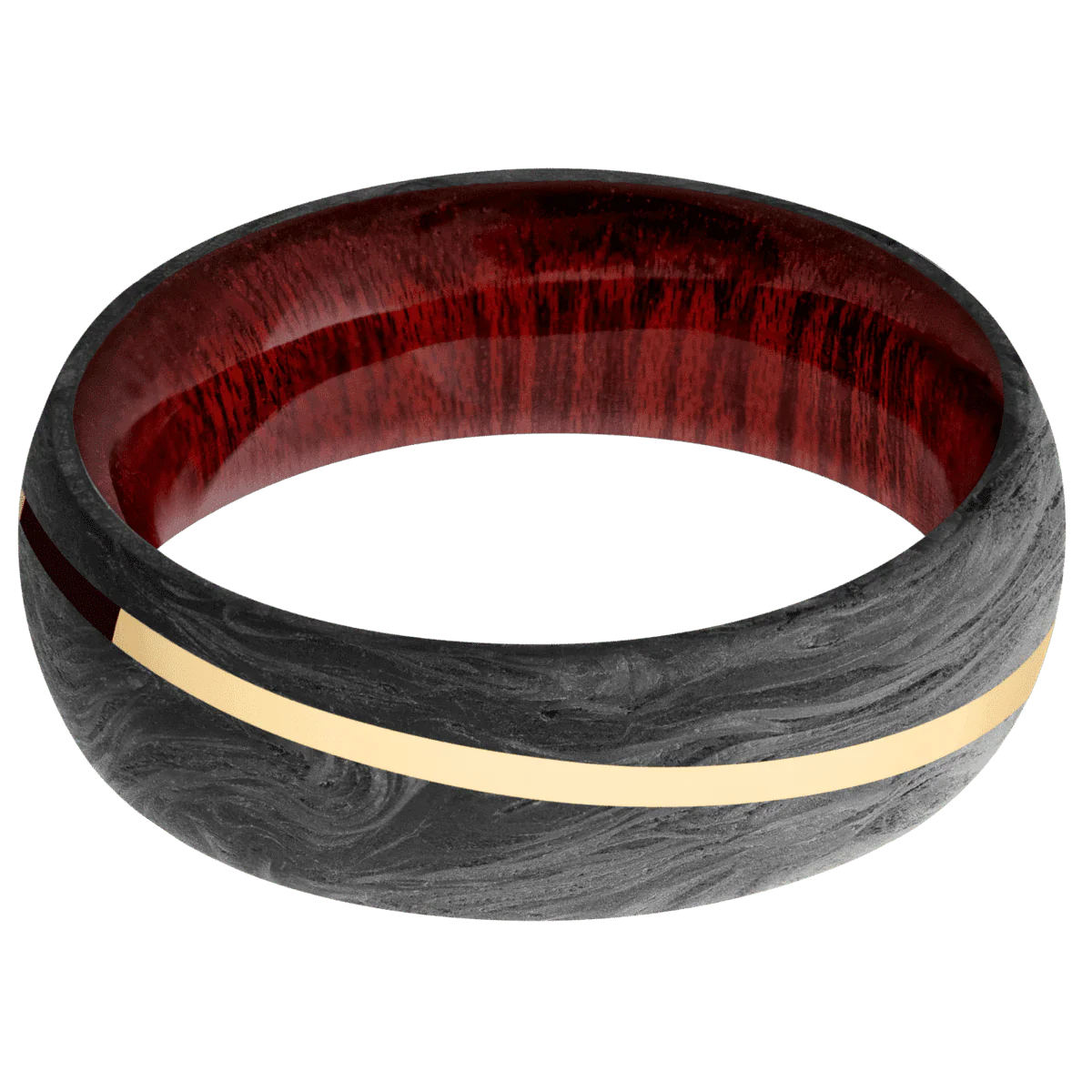 Forged Carbon Fiber + None Finish + Blood Wood - Image 3