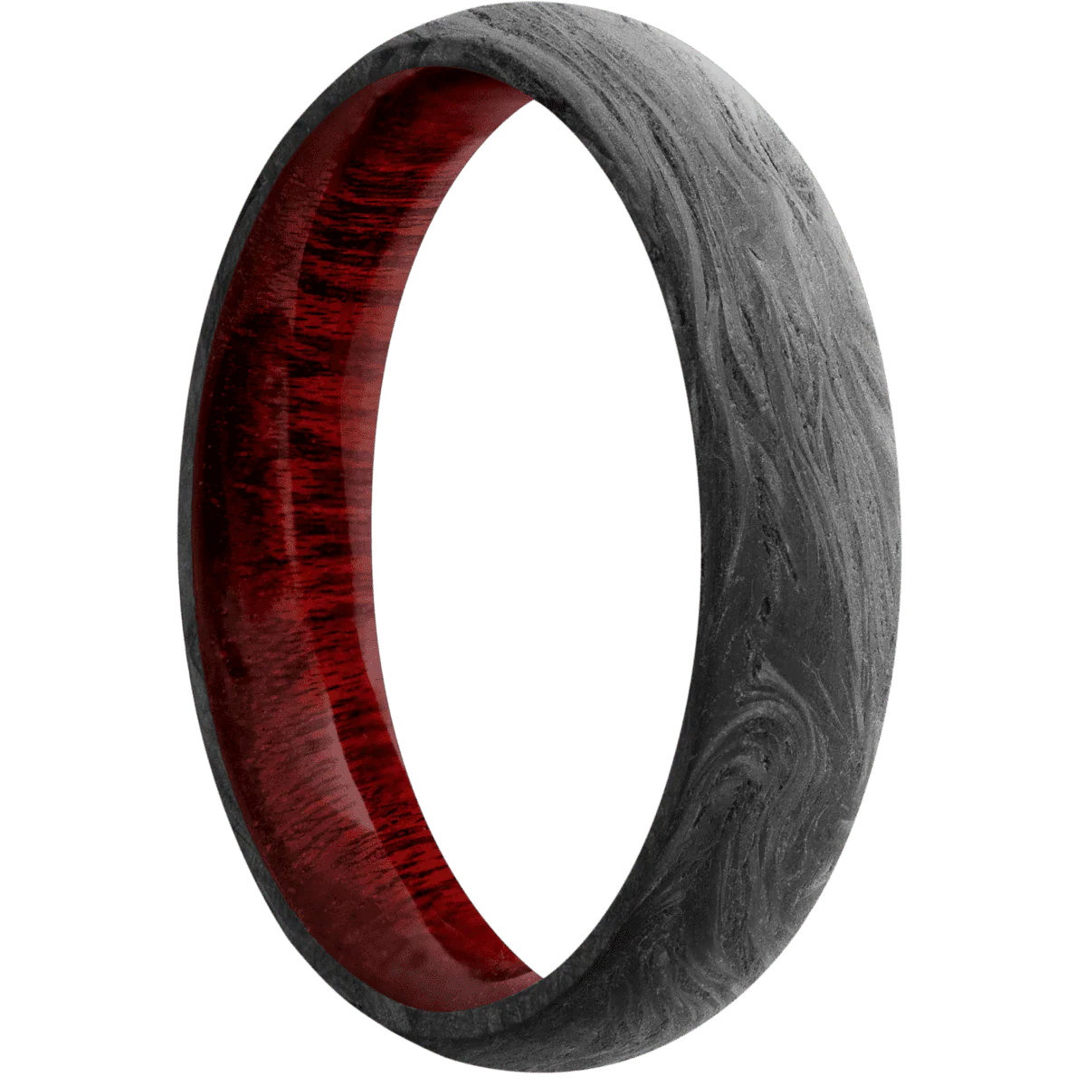Forged Carbon Fiber + None Finish + Blood Wood