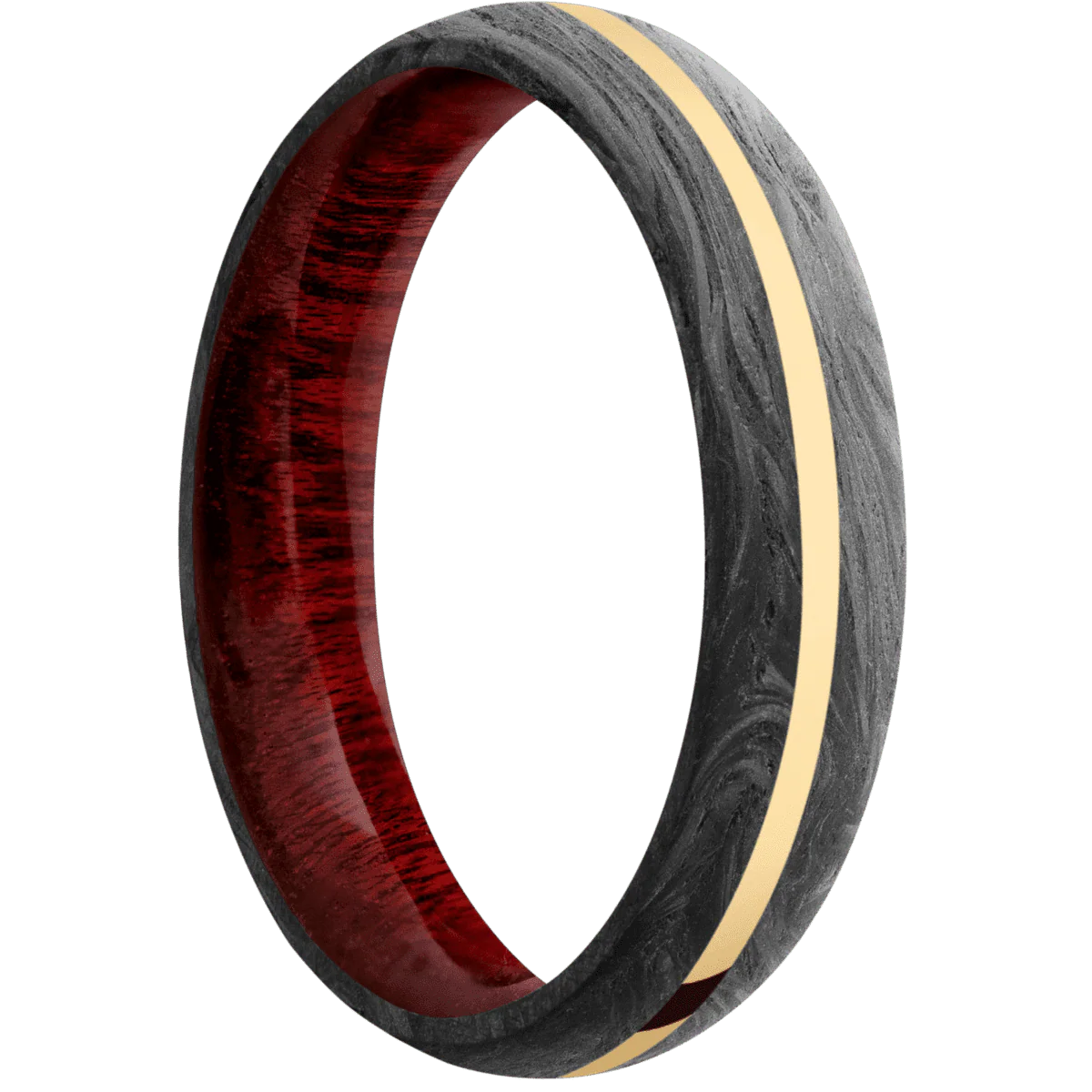 Forged Carbon Fiber + None Finish + Blood Wood