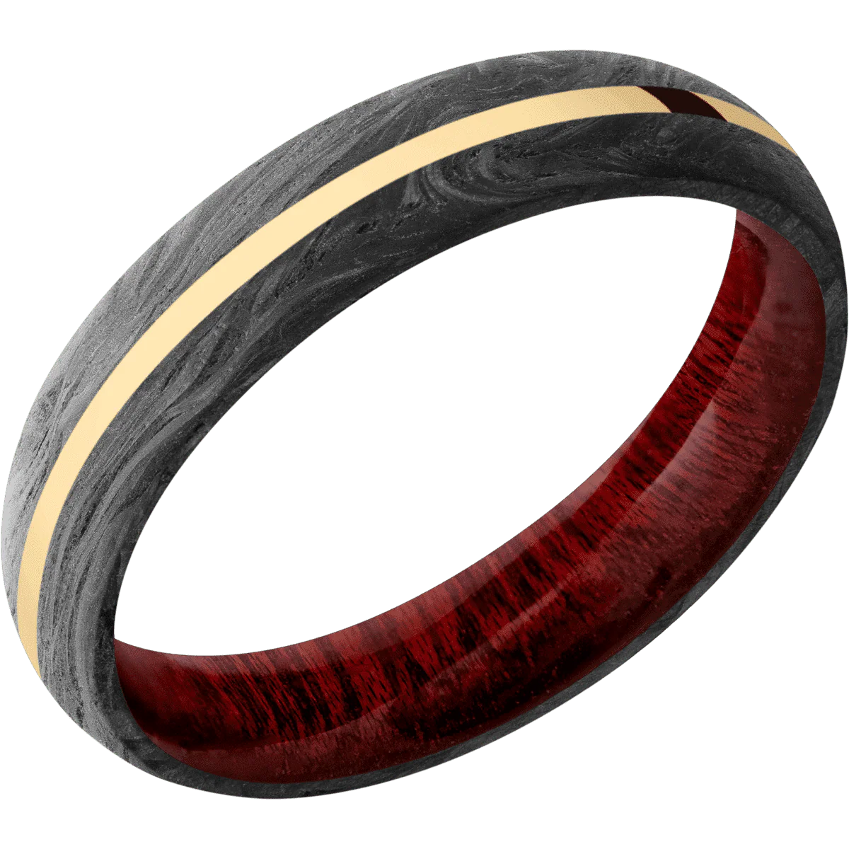 Forged Carbon Fiber + None Finish + Blood Wood - Image 2