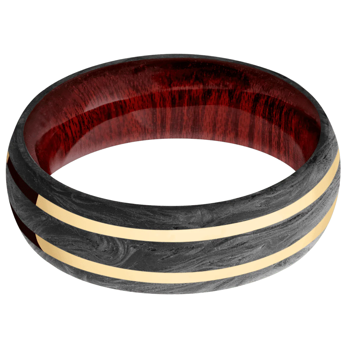 Forged Carbon Fiber + None Finish + Blood Wood - Image 3