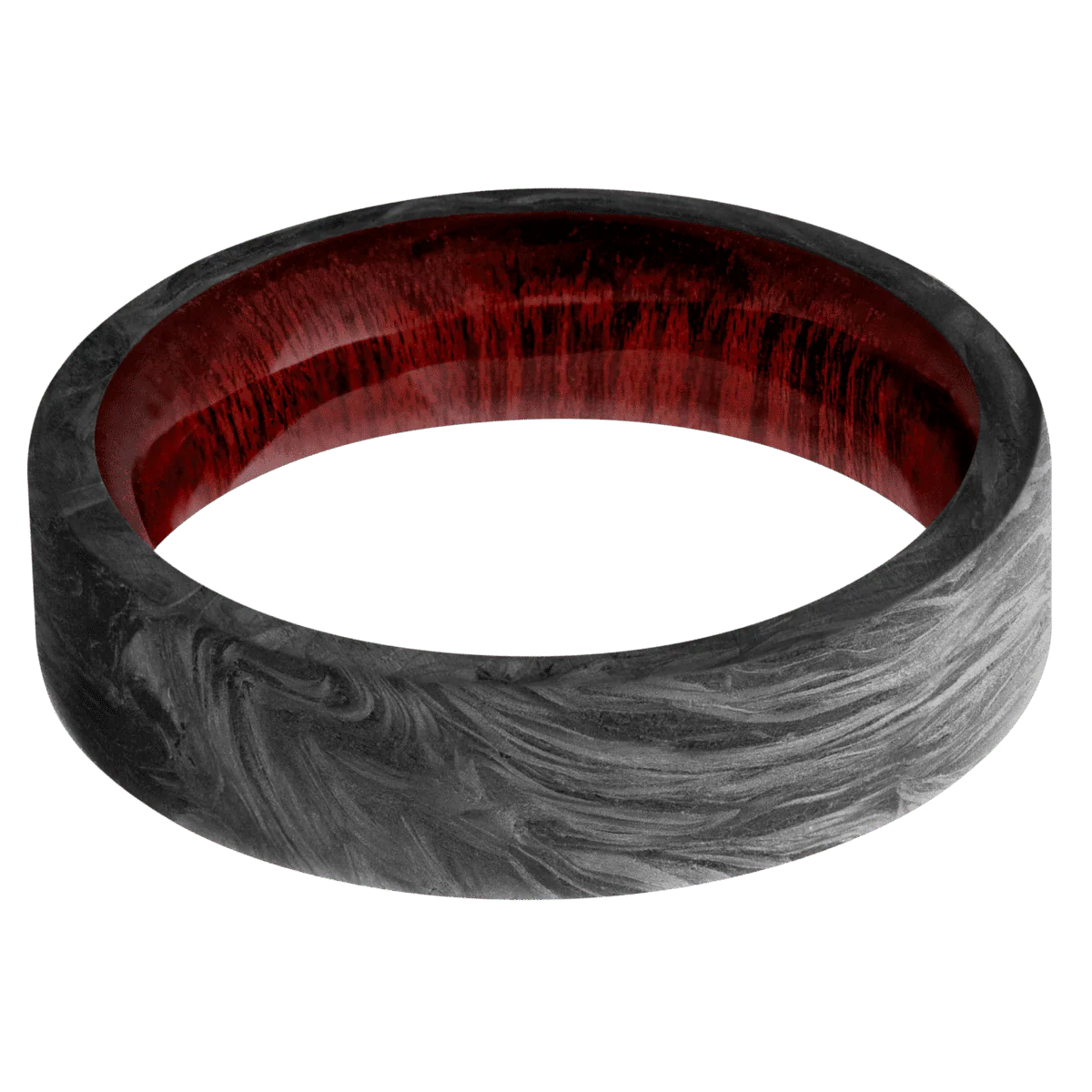 Forged Carbon Fiber + None Finish + Blood Wood - Image 3