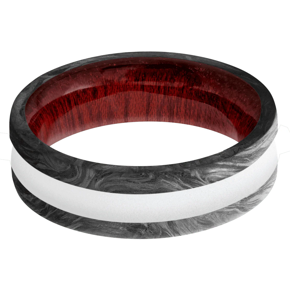 Forged Carbon Fiber + None Finish + Blood Wood - Image 3