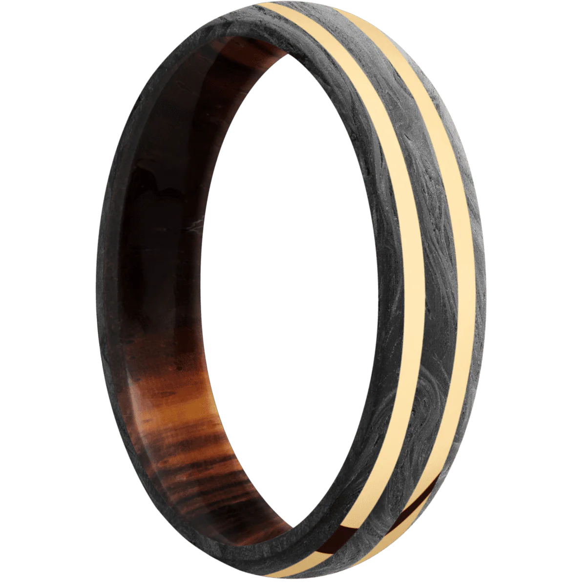 Forged Carbon Fiber + None Finish + Cocobolo