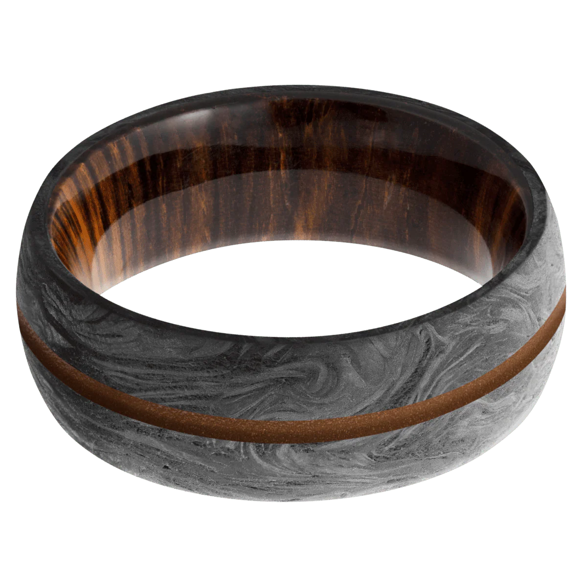 Forged Carbon Fiber + None Finish + Cocobolo - Image 3
