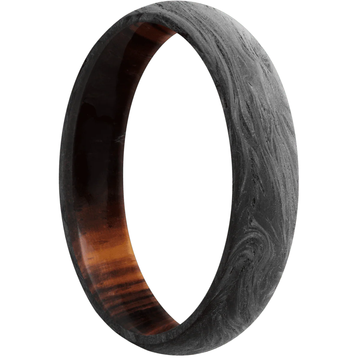 Forged Carbon Fiber + None Finish + Cocobolo