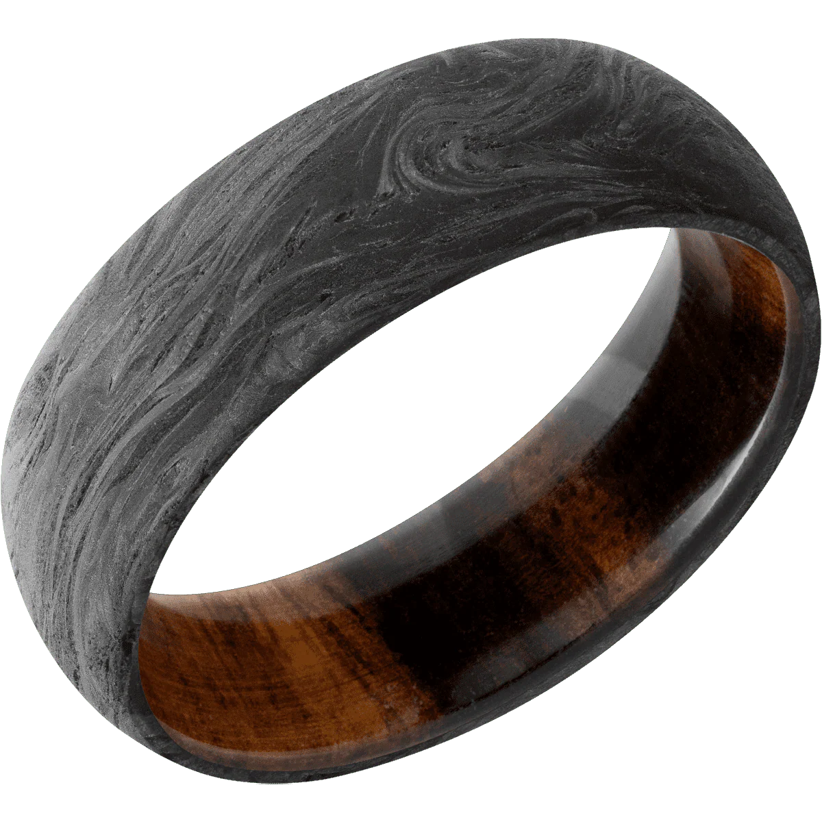 Forged Carbon Fiber + None Finish + Desert Iron Wood - Image 2