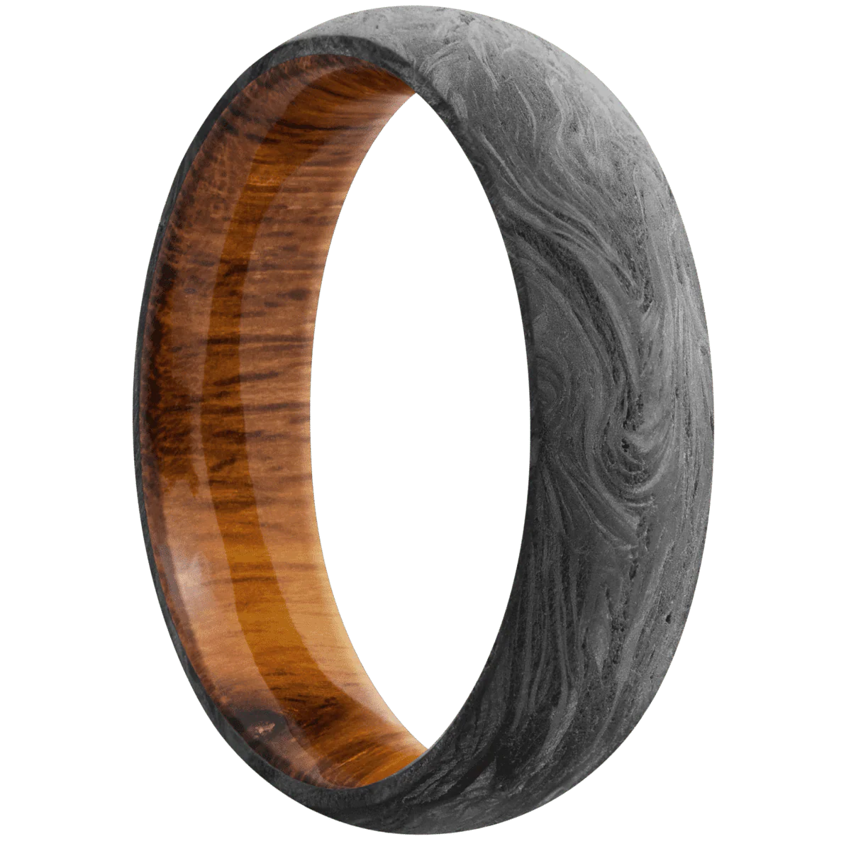 Forged Carbon Fiber + None Finish + Desert Iron Wood