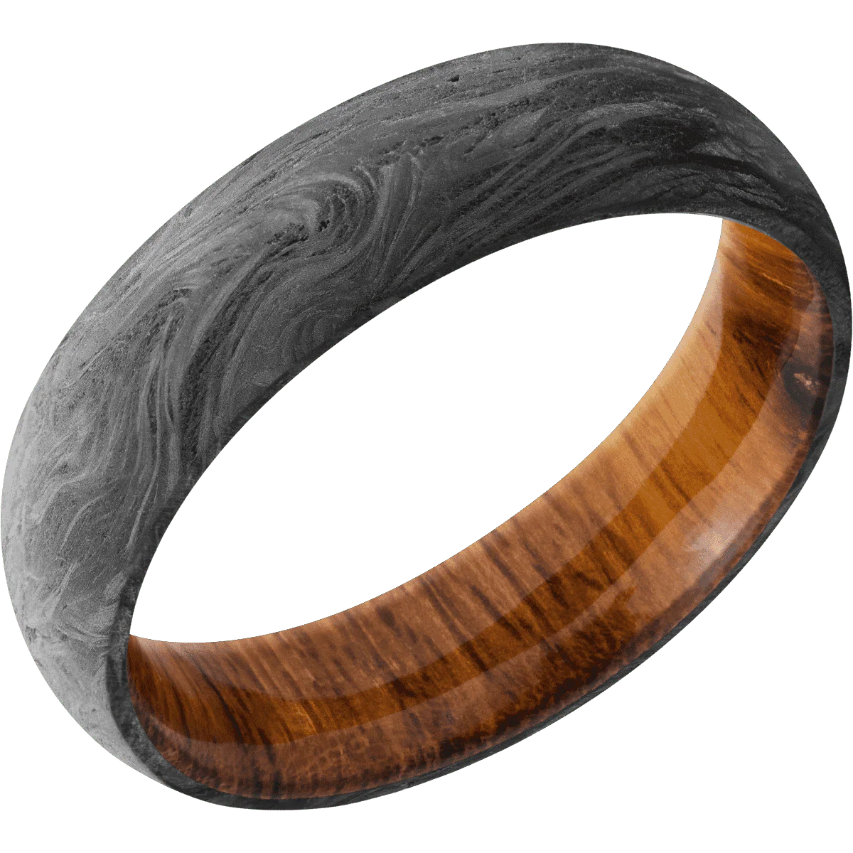 Forged Carbon Fiber + None Finish + Desert Iron Wood - Image 2