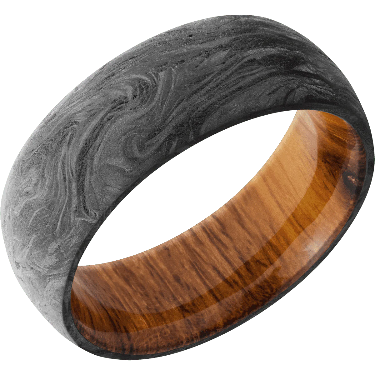 Forged Carbon Fiber + None Finish + Desert Iron Wood - Image 2