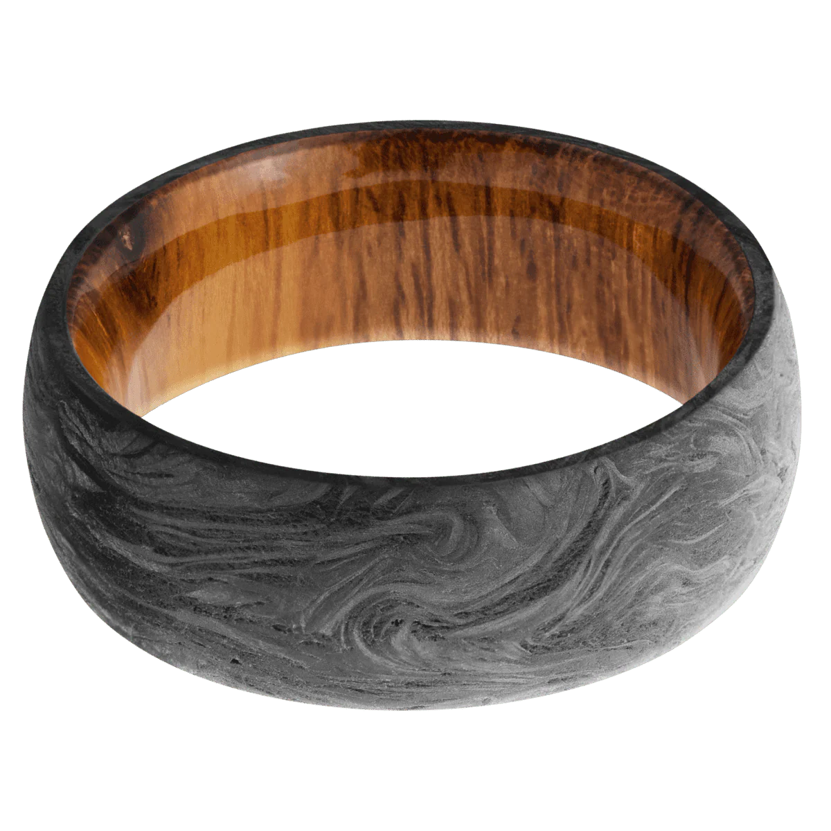 Forged Carbon Fiber + None Finish + Desert Iron Wood - Image 3