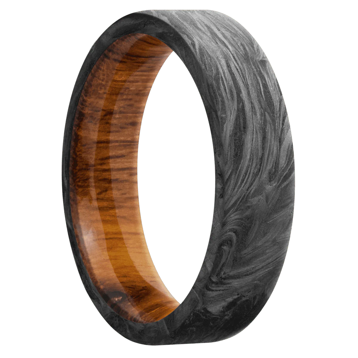 Forged Carbon Fiber + None Finish + Desert Iron Wood
