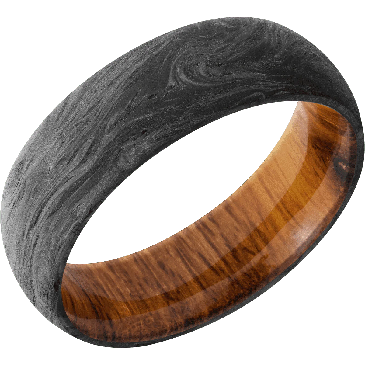 Forged Carbon Fiber + None Finish + Desert Iron Wood - Image 2