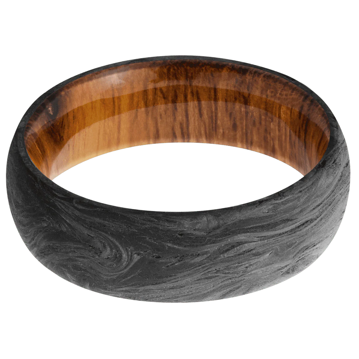 Forged Carbon Fiber + None Finish + Desert Iron Wood - Image 3