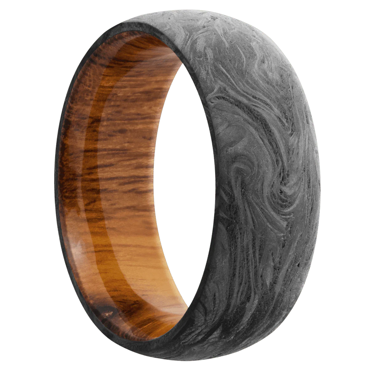 Forged Carbon Fiber + None Finish + Desert Iron Wood
