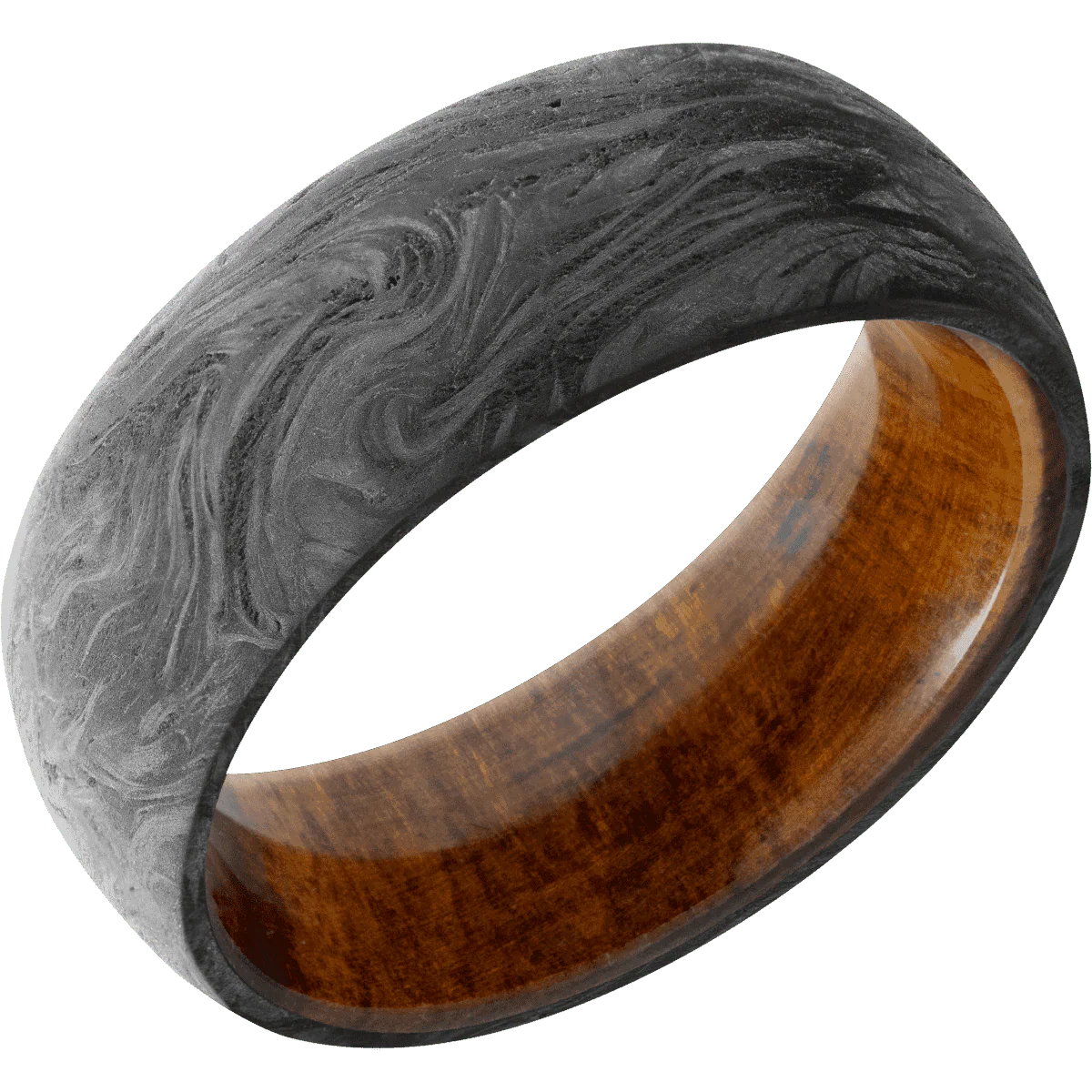 Forged Carbon Fiber + None Finish + Desert Iron Wood - Image 2