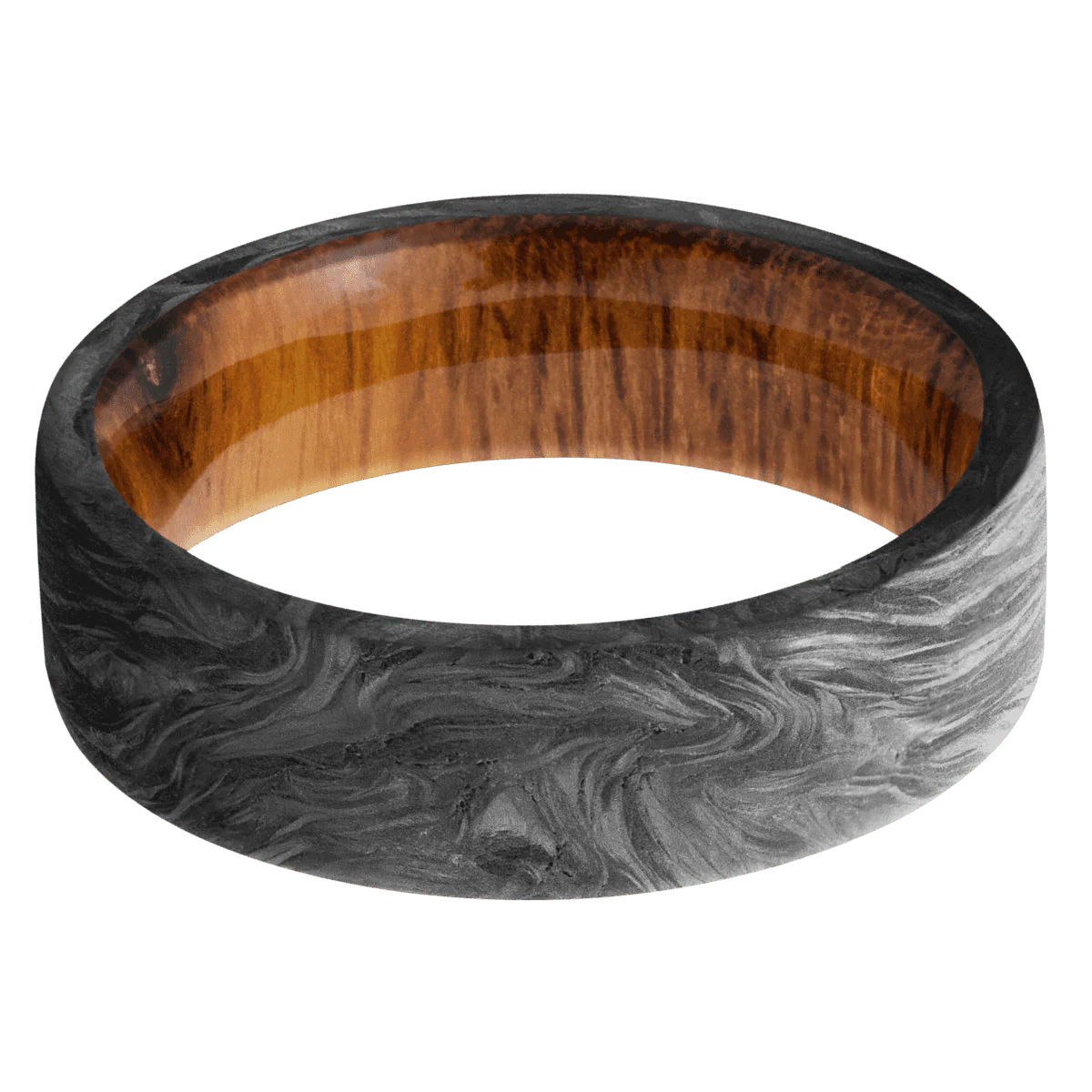 Forged Carbon Fiber + None Finish + Desert Iron Wood - Image 3