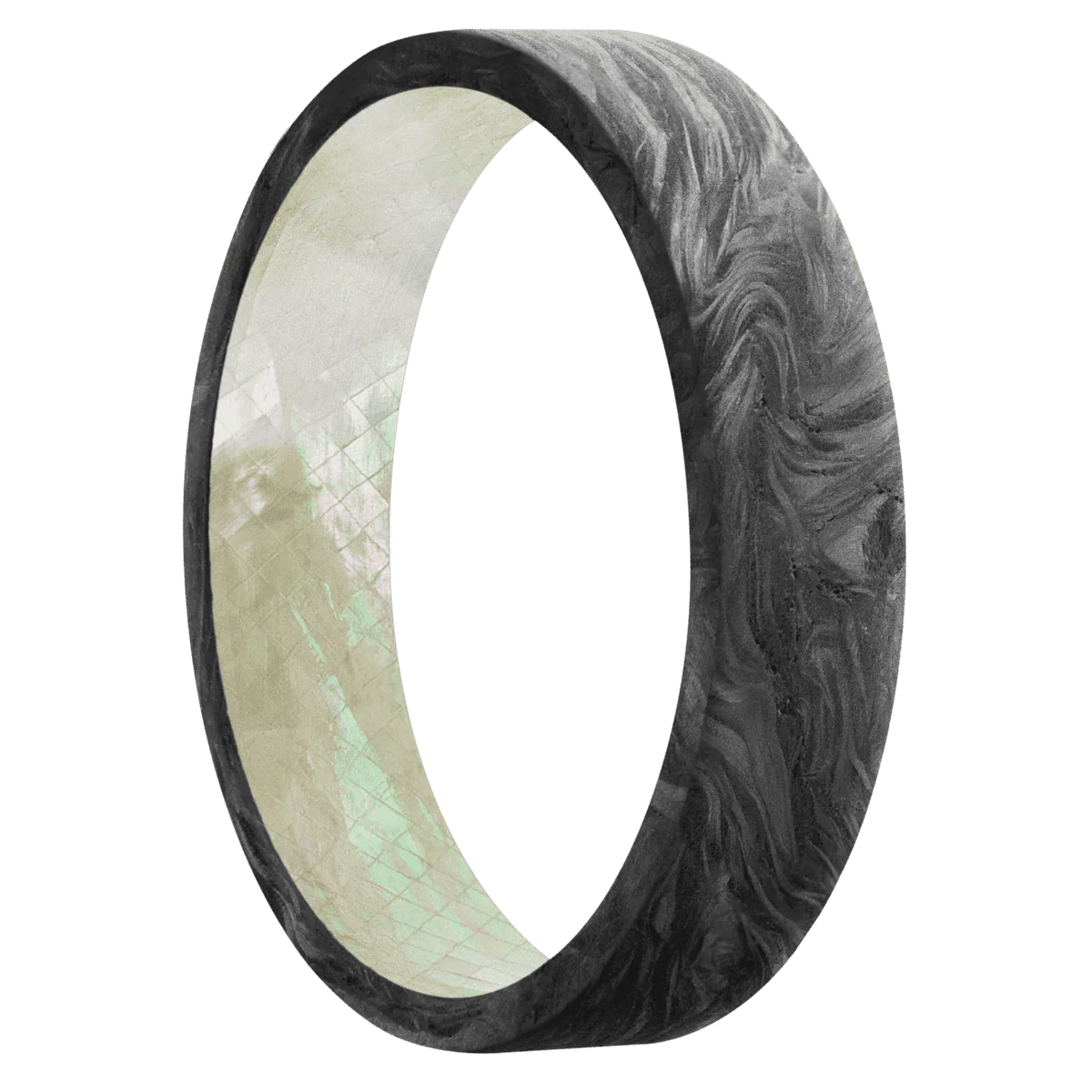 Forged Carbon Fiber + None Finish + Freshwater Mother of Pearl