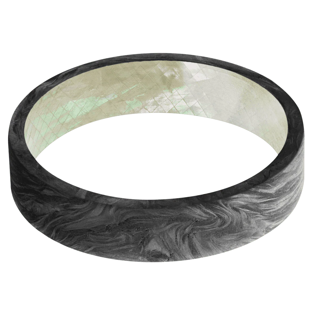 Forged Carbon Fiber + None Finish + Freshwater Mother of Pearl - Image 3