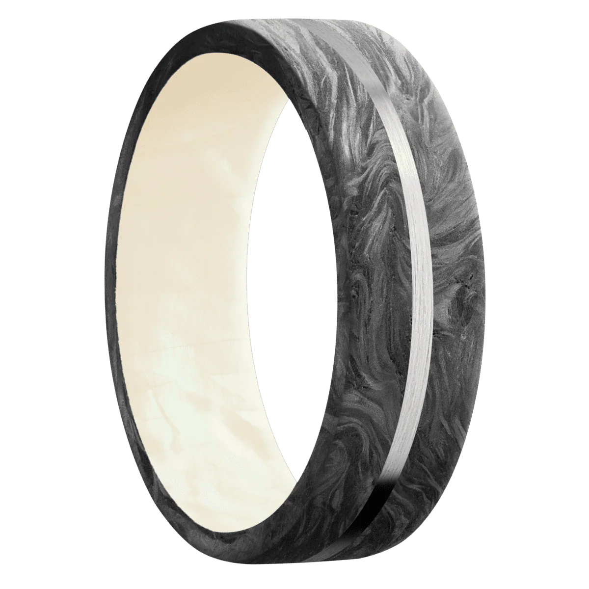 Forged Carbon Fiber + None Finish + Freshwater Mother of Pearl