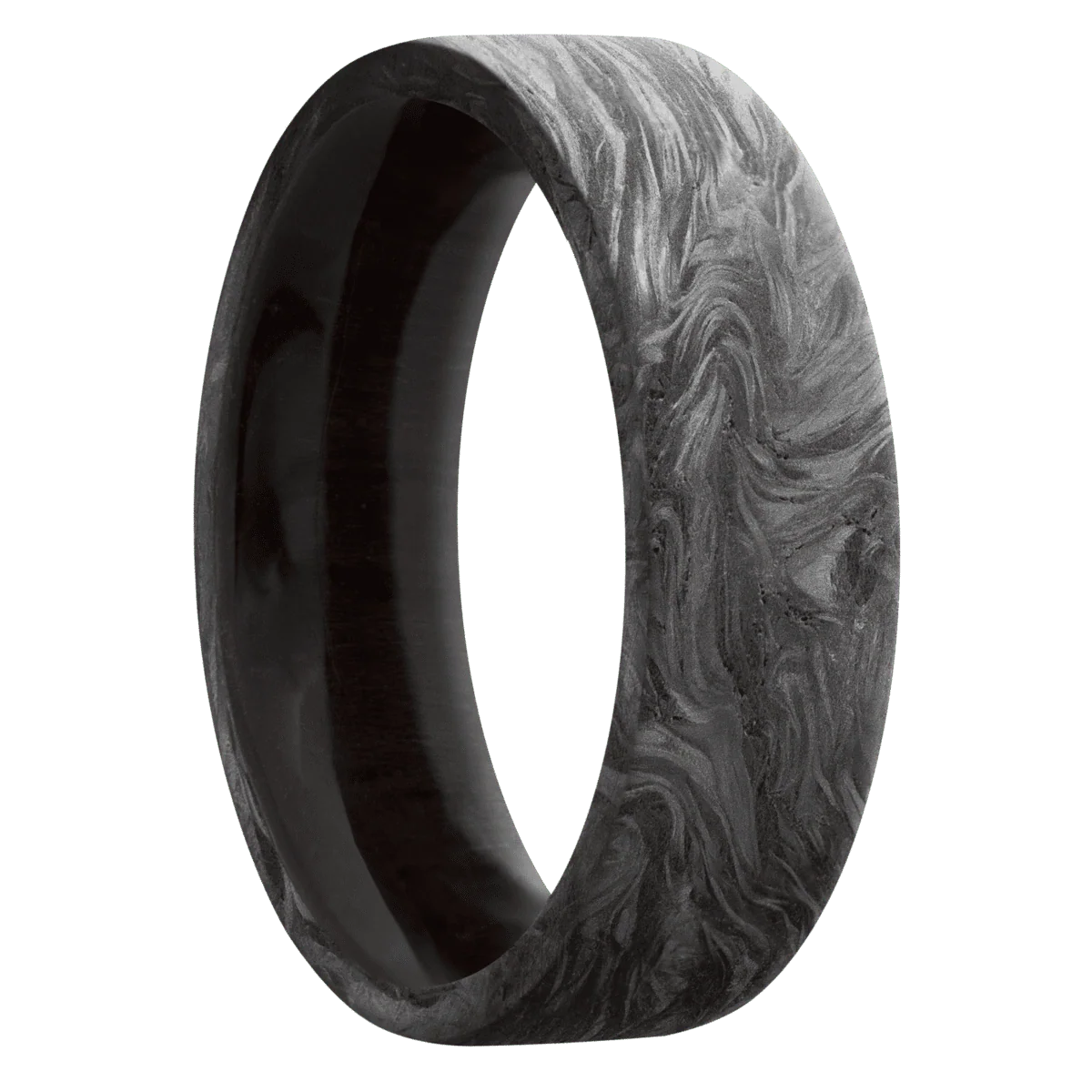 Forged Carbon Fiber + None Finish + Madagascar Rose Wood