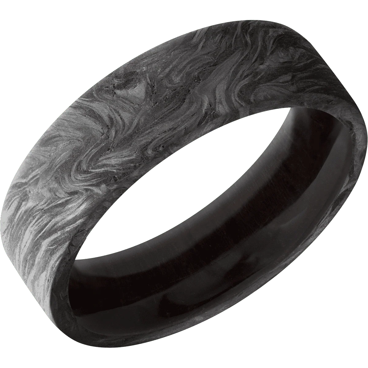 Forged Carbon Fiber + None Finish + Madagascar Rose Wood - Image 2