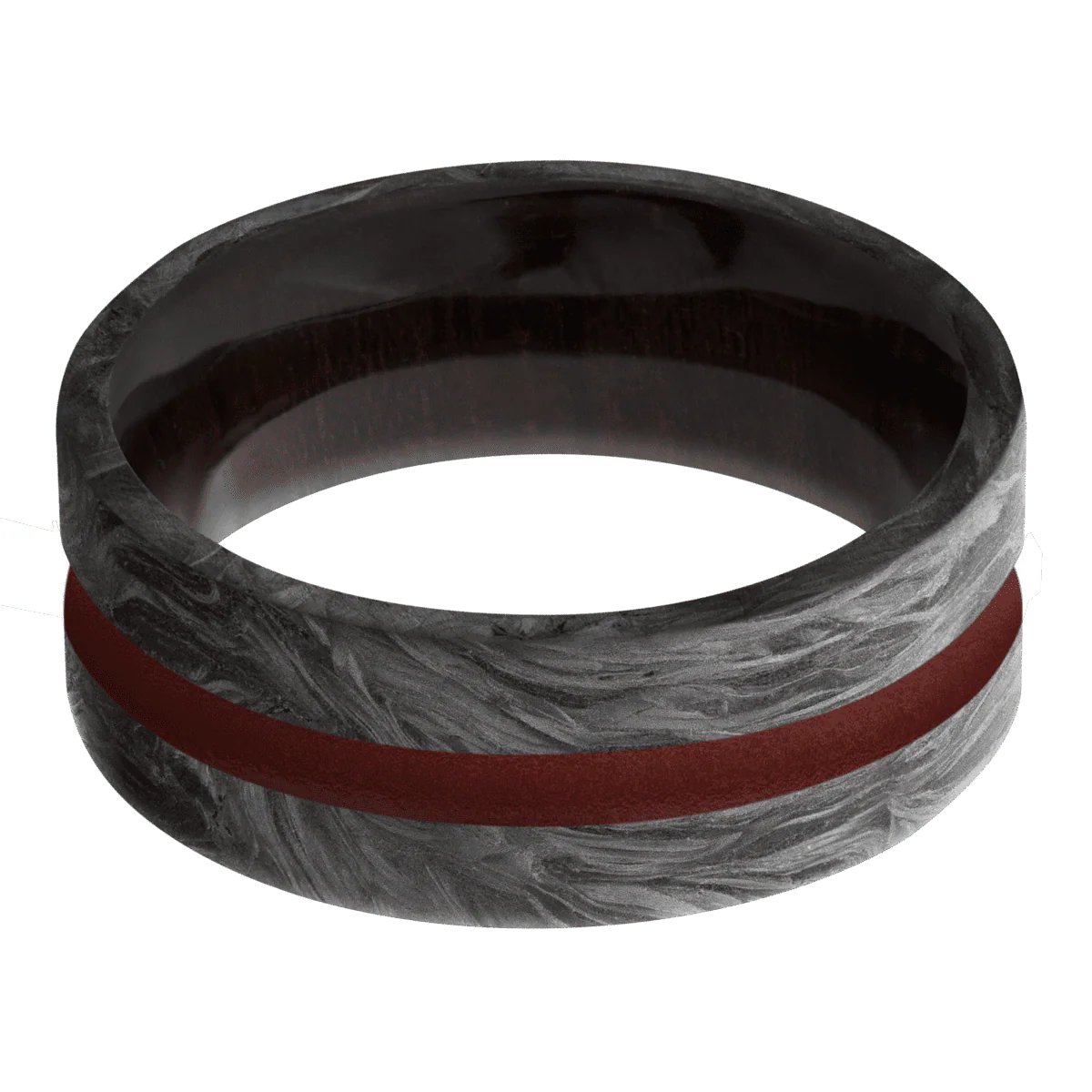 Forged Carbon Fiber + None Finish + Madagascar Rose Wood - Image 3