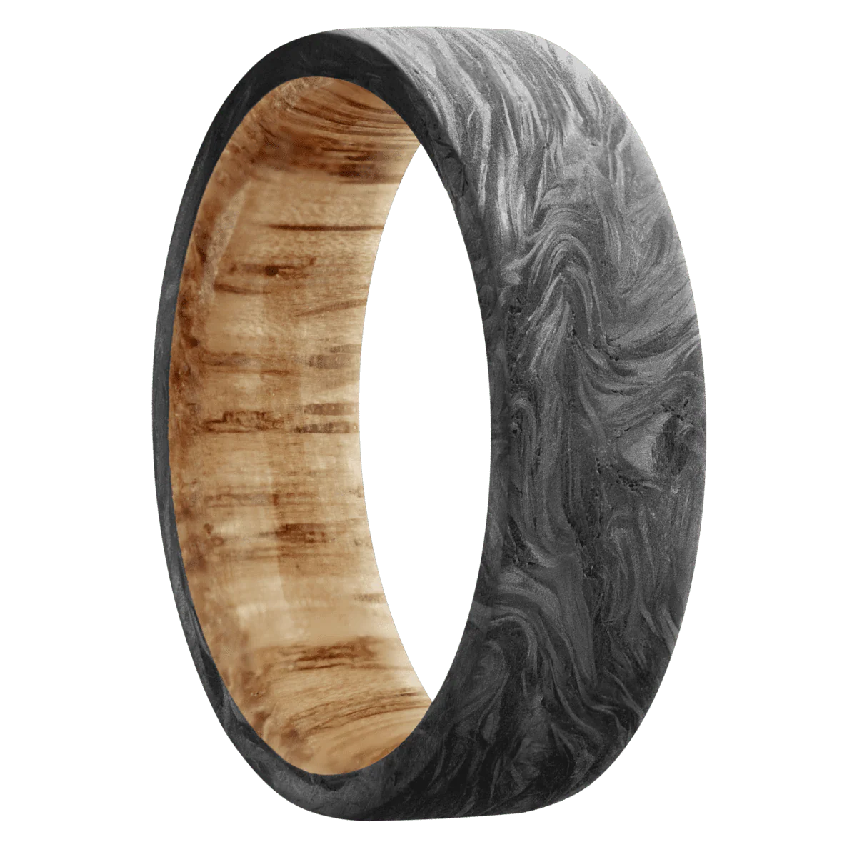 Forged Carbon Fiber + None Finish + Natural Oak