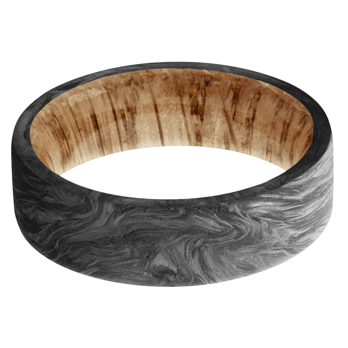 Forged Carbon Fiber + None Finish + Natural Oak - Image 3