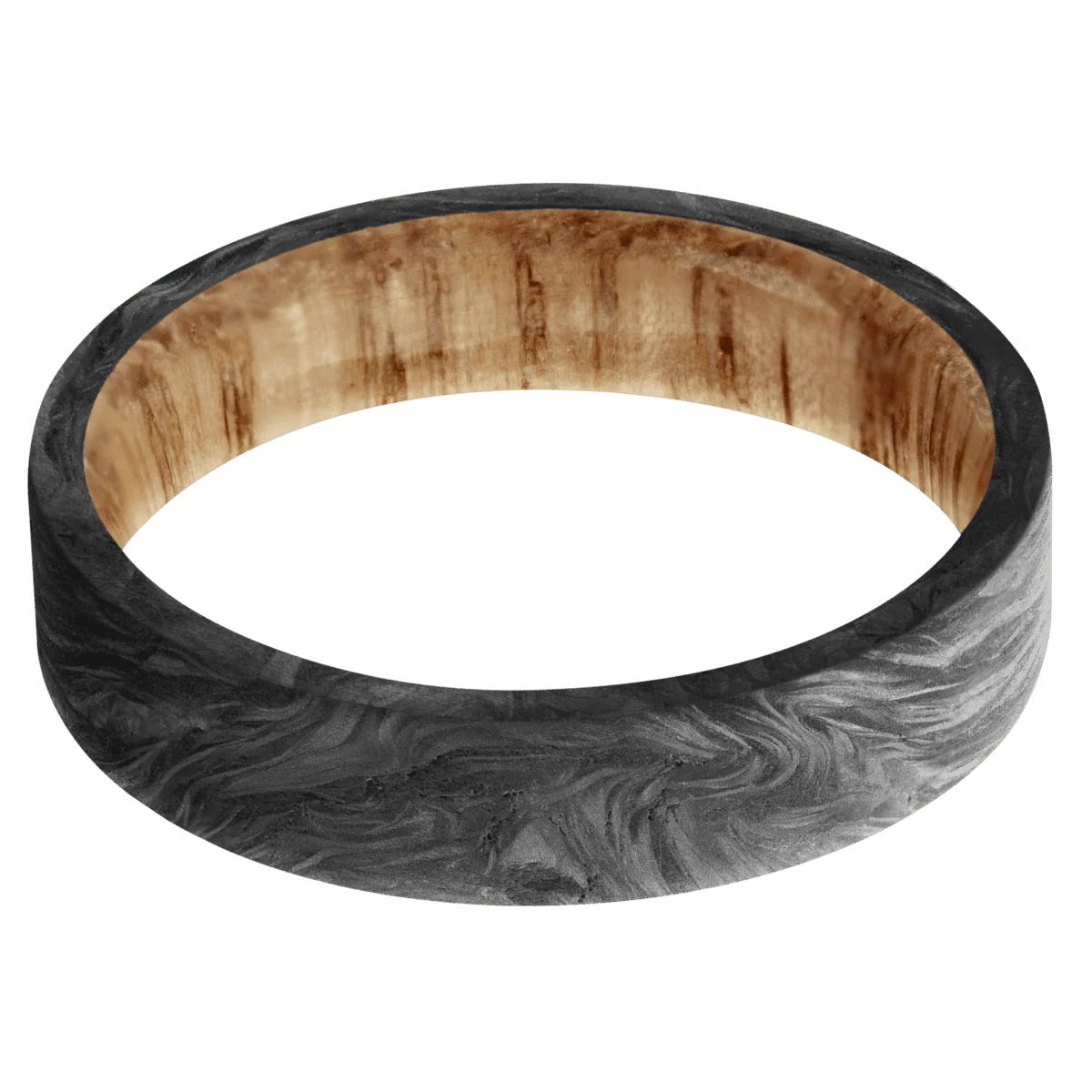Forged Carbon Fiber + None Finish + Natural Oak - Image 3