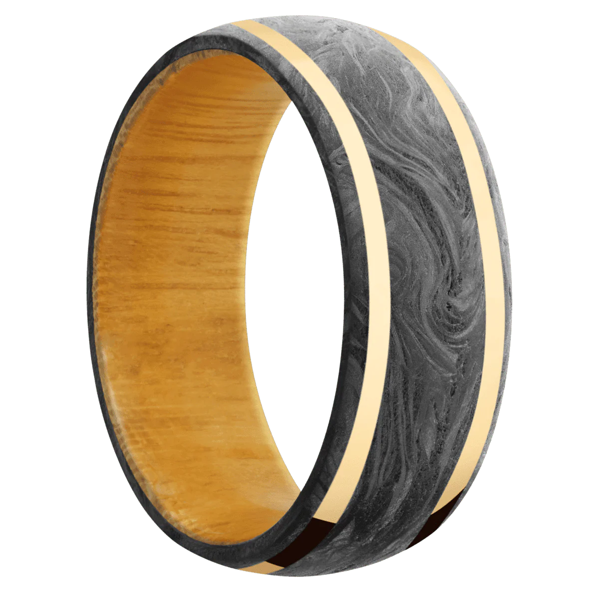 Forged Carbon Fiber + None Finish + Osage Orange