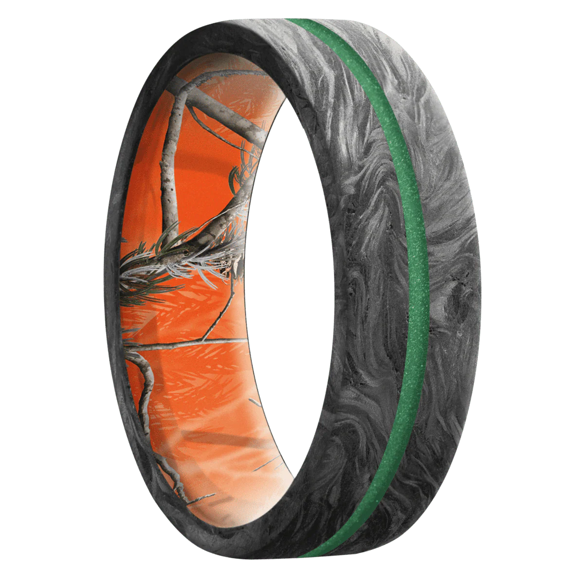 Forged Carbon Fiber + None Finish + RealTree APC Orange