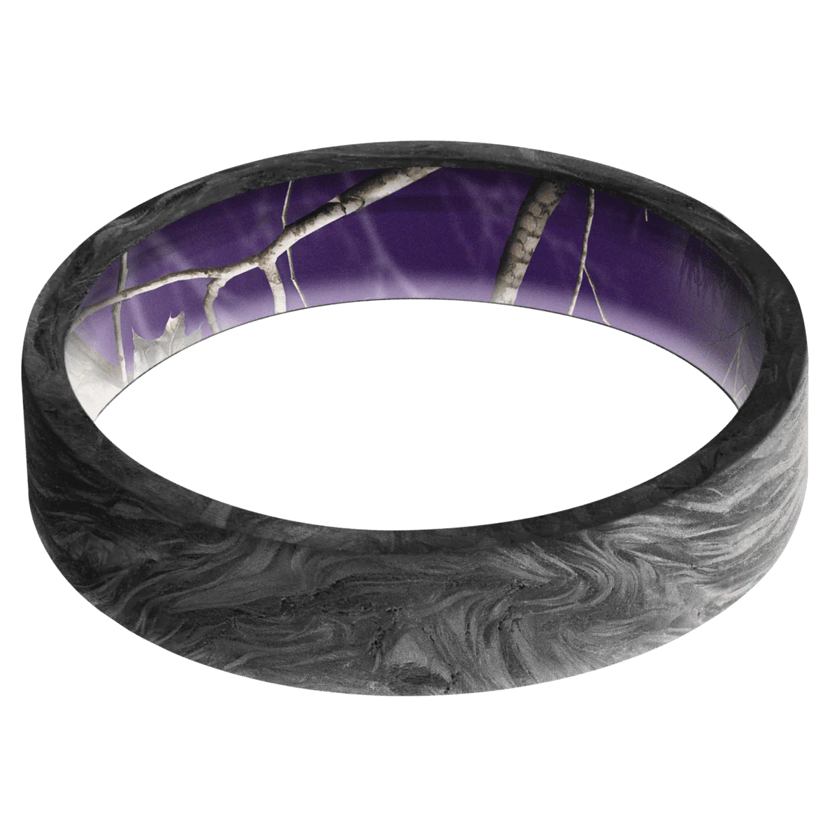 Forged Carbon Fiber + None Finish + RealTree APC Purple - Image 3
