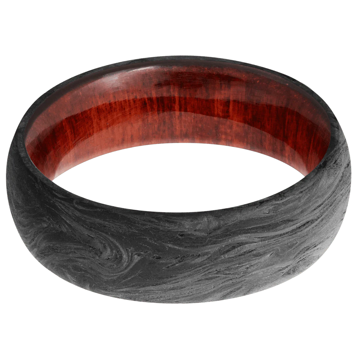 Forged Carbon Fiber + None Finish + Red Heart - Image 3