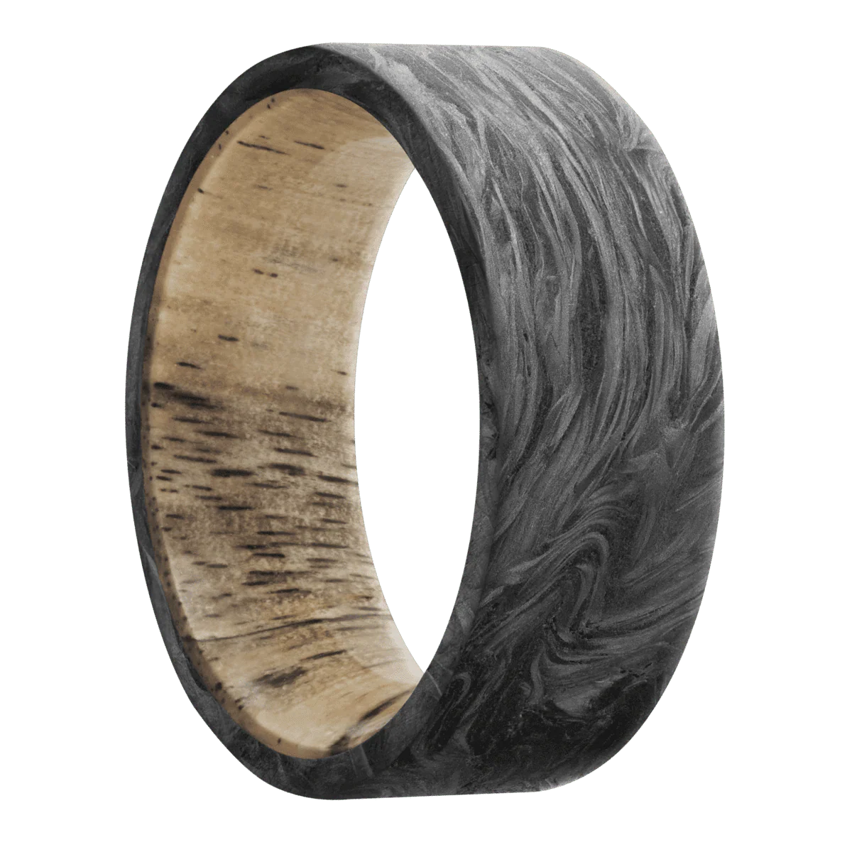 Forged Carbon Fiber + None Finish + Spalted Tamarind