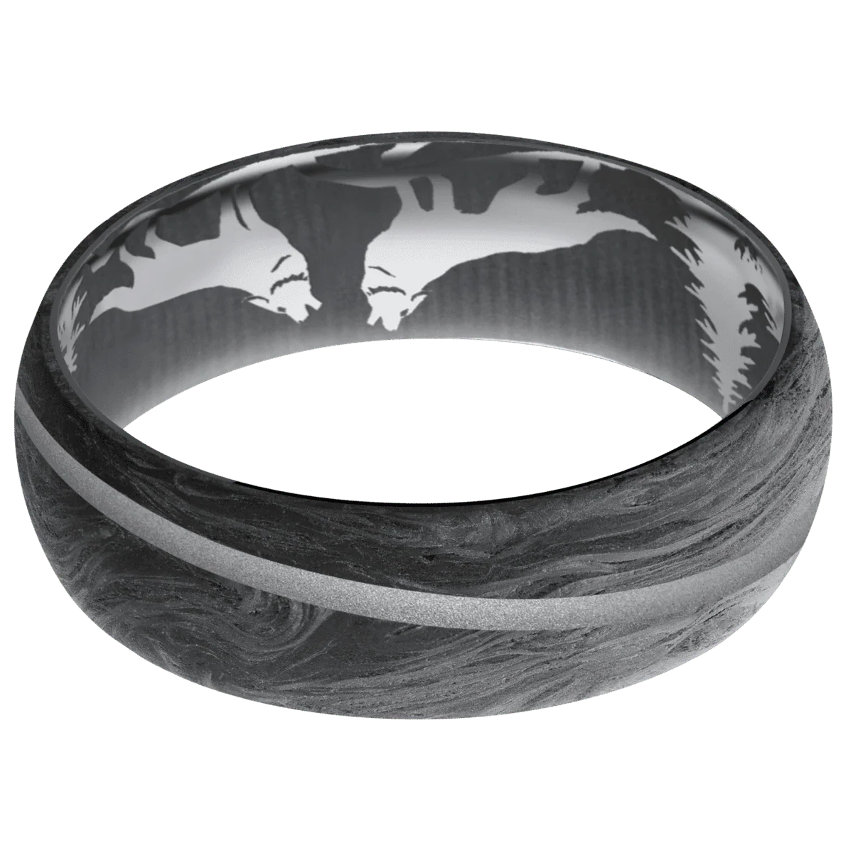 Forged Carbon Fiber + None Finish + Tantalum - Image 3