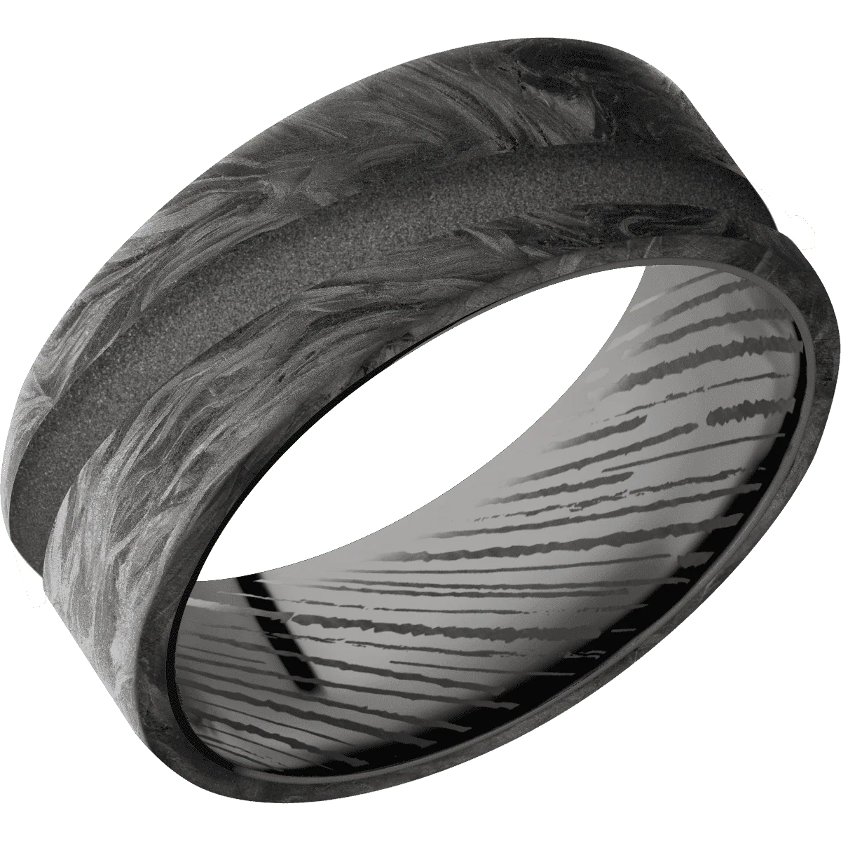 Forged Carbon Fiber + None Finish + Tantalum Noir - Image 2