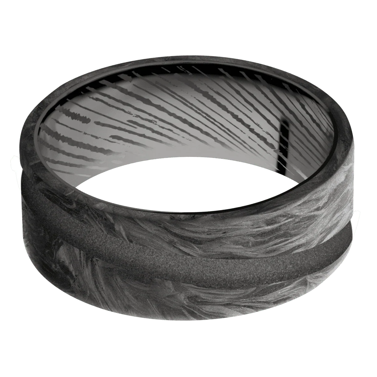 Forged Carbon Fiber + None Finish + Tantalum Noir - Image 3