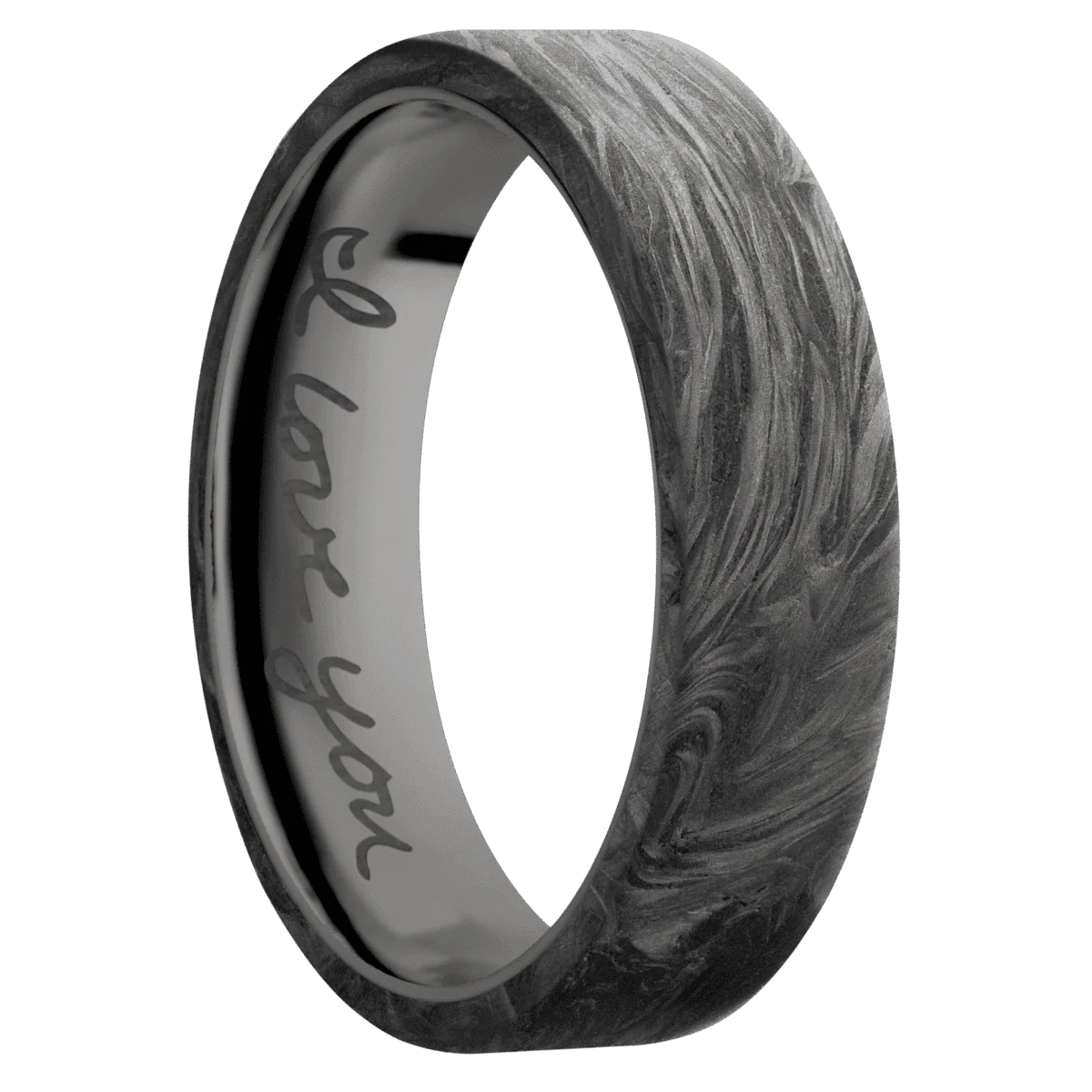 Forged Carbon Fiber + None Finish + Tantalum Noir
