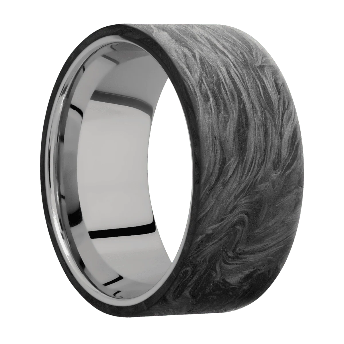 Forged Carbon Fiber + None Finish + Titanium