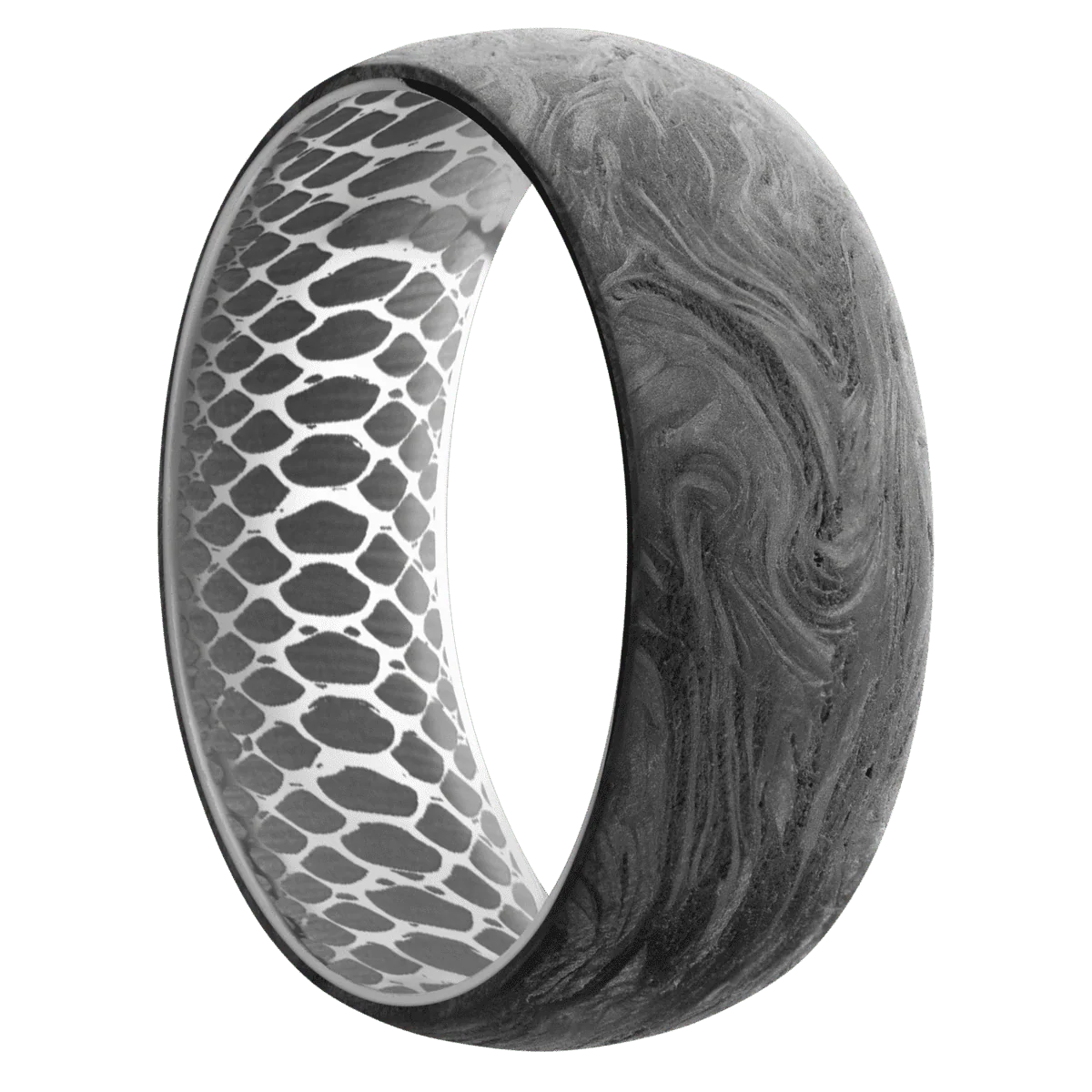 Forged Carbon Fiber + None Finish + Titanium