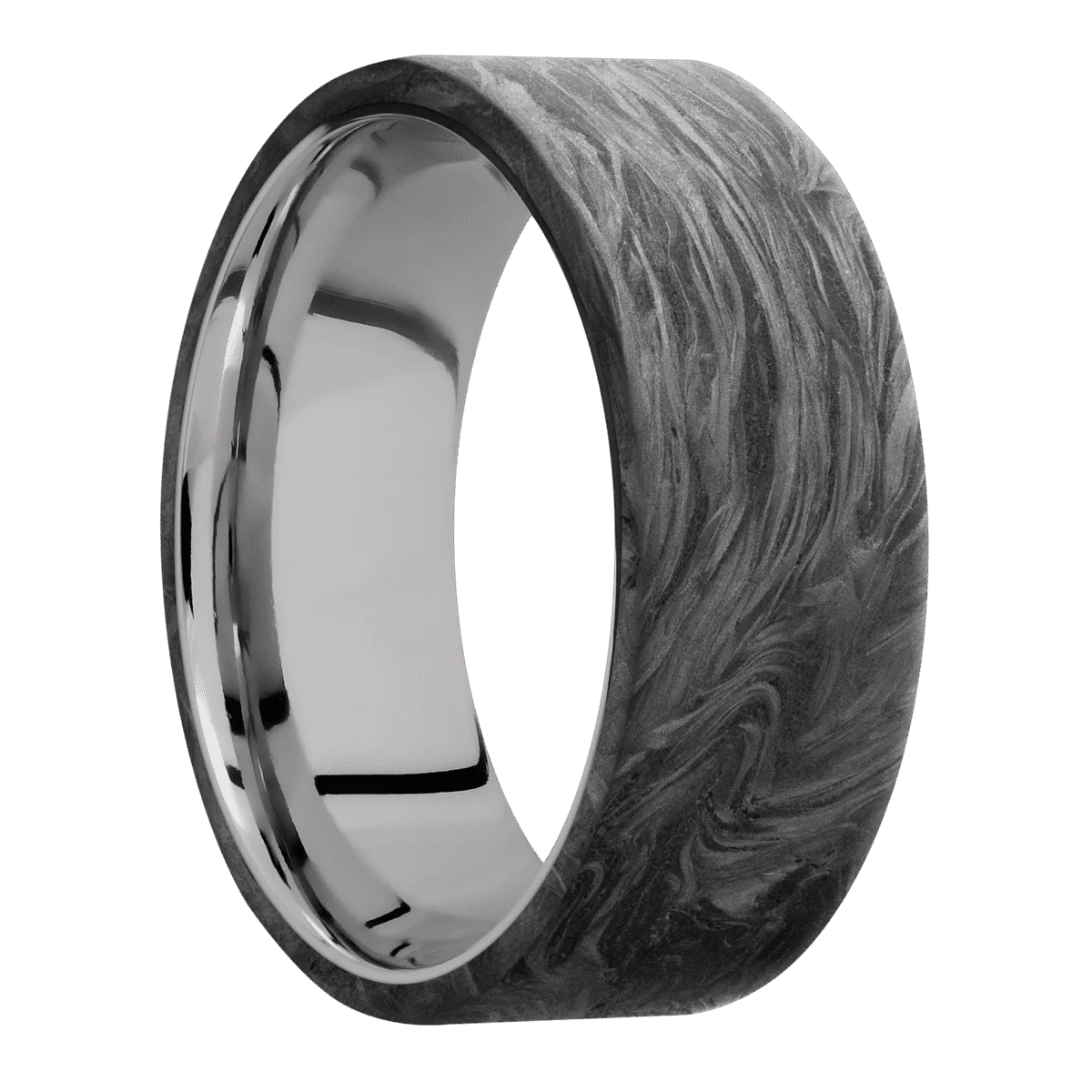 Forged Carbon Fiber + None Finish + Titanium