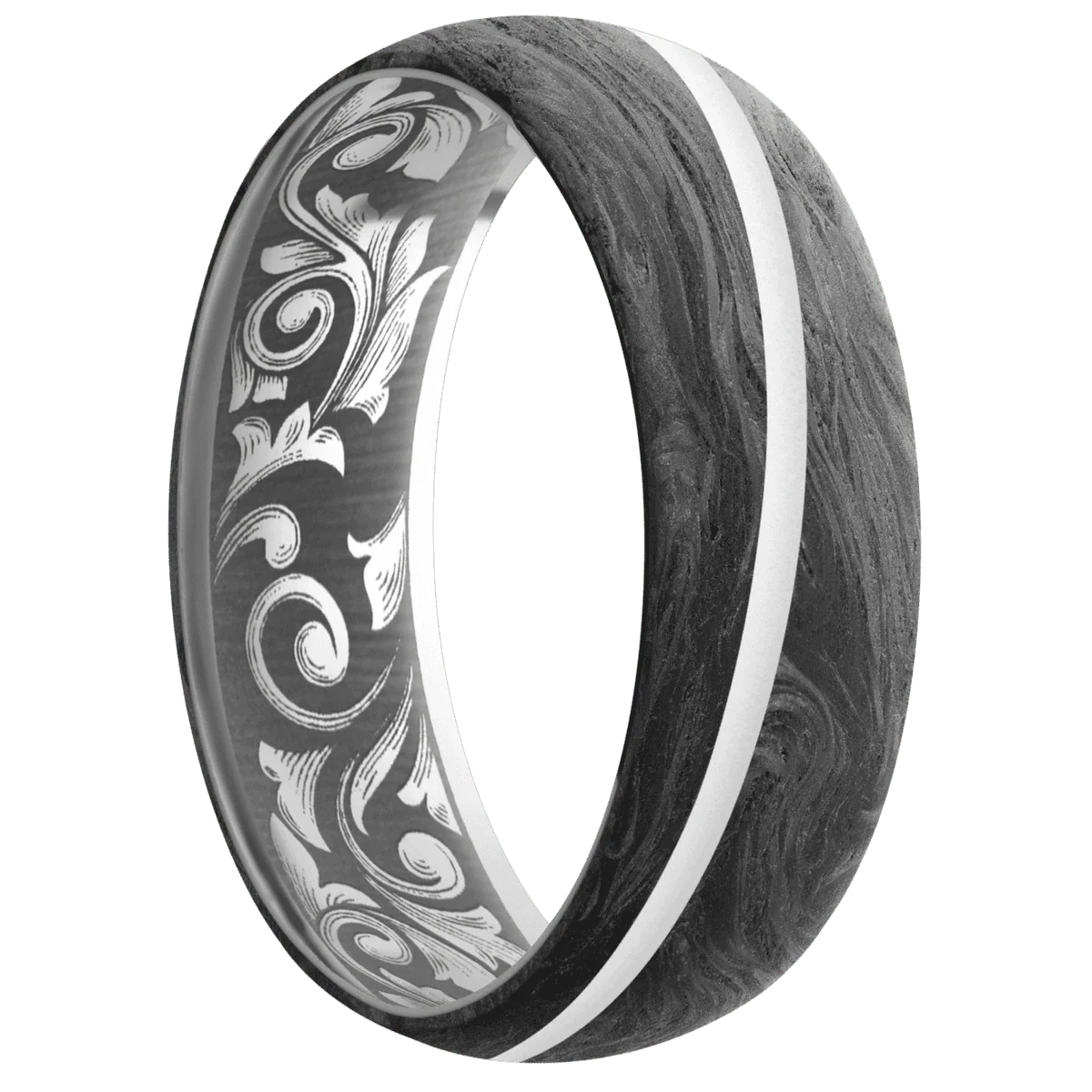Forged Carbon Fiber + None Finish + Titanium