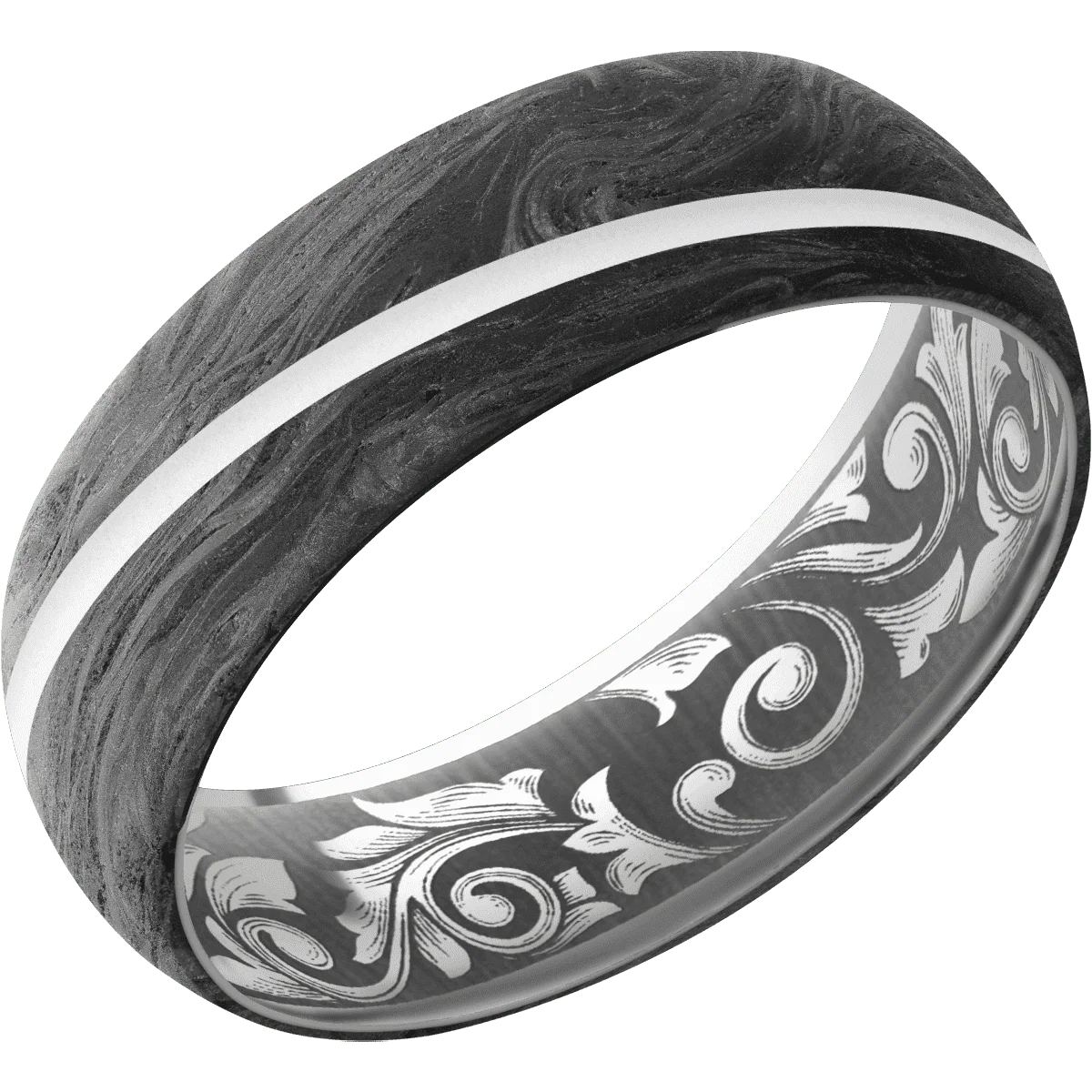 Forged Carbon Fiber + None Finish + Titanium - Image 2