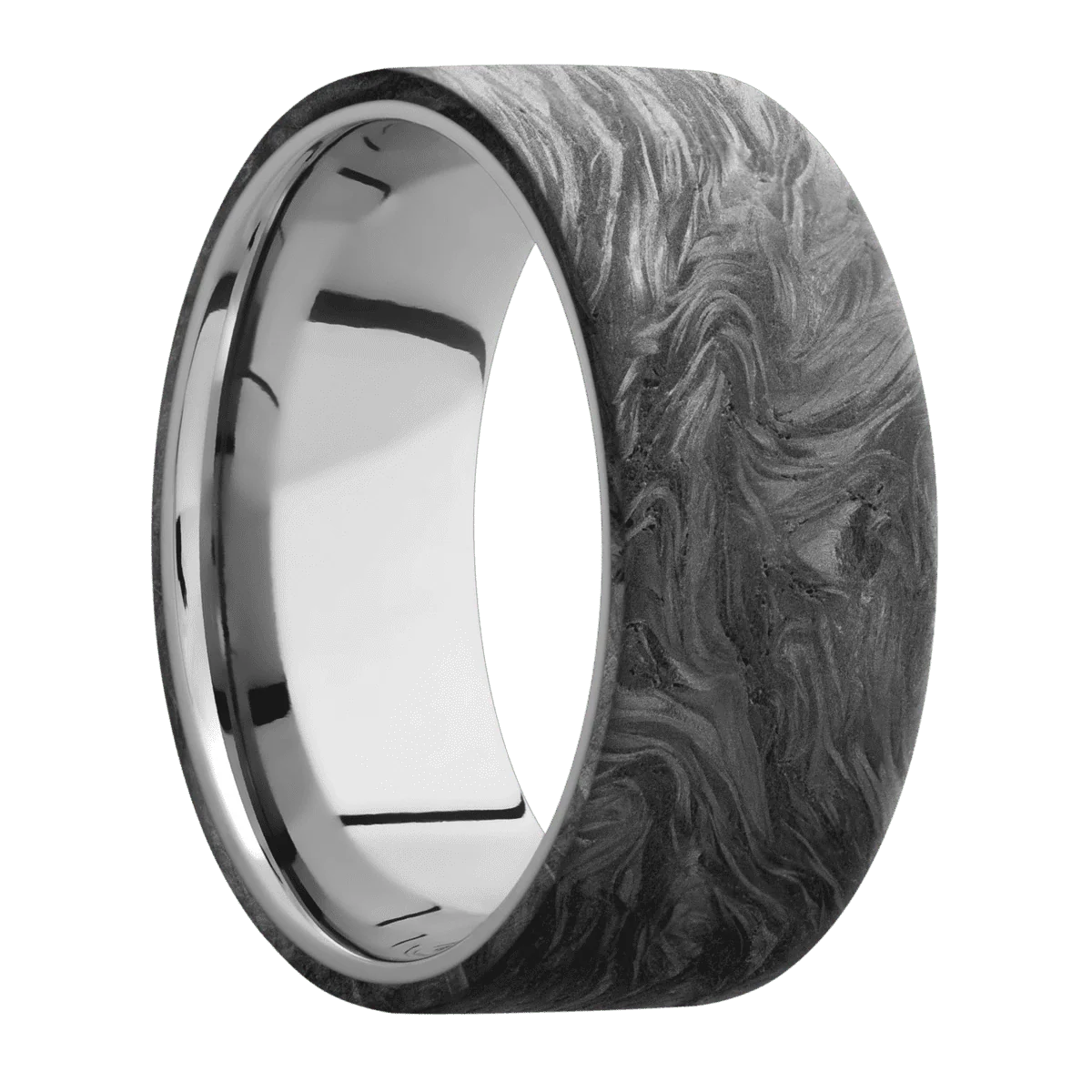 Forged Carbon Fiber + None Finish + Titanium