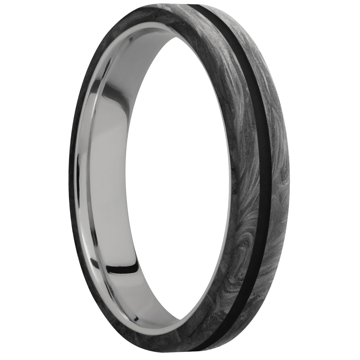 Forged Carbon Fiber + None Finish + Titanium