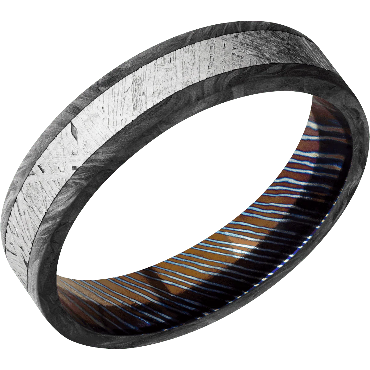 Forged Carbon Fiber + None Finish + Titanium Damascus - Image 2