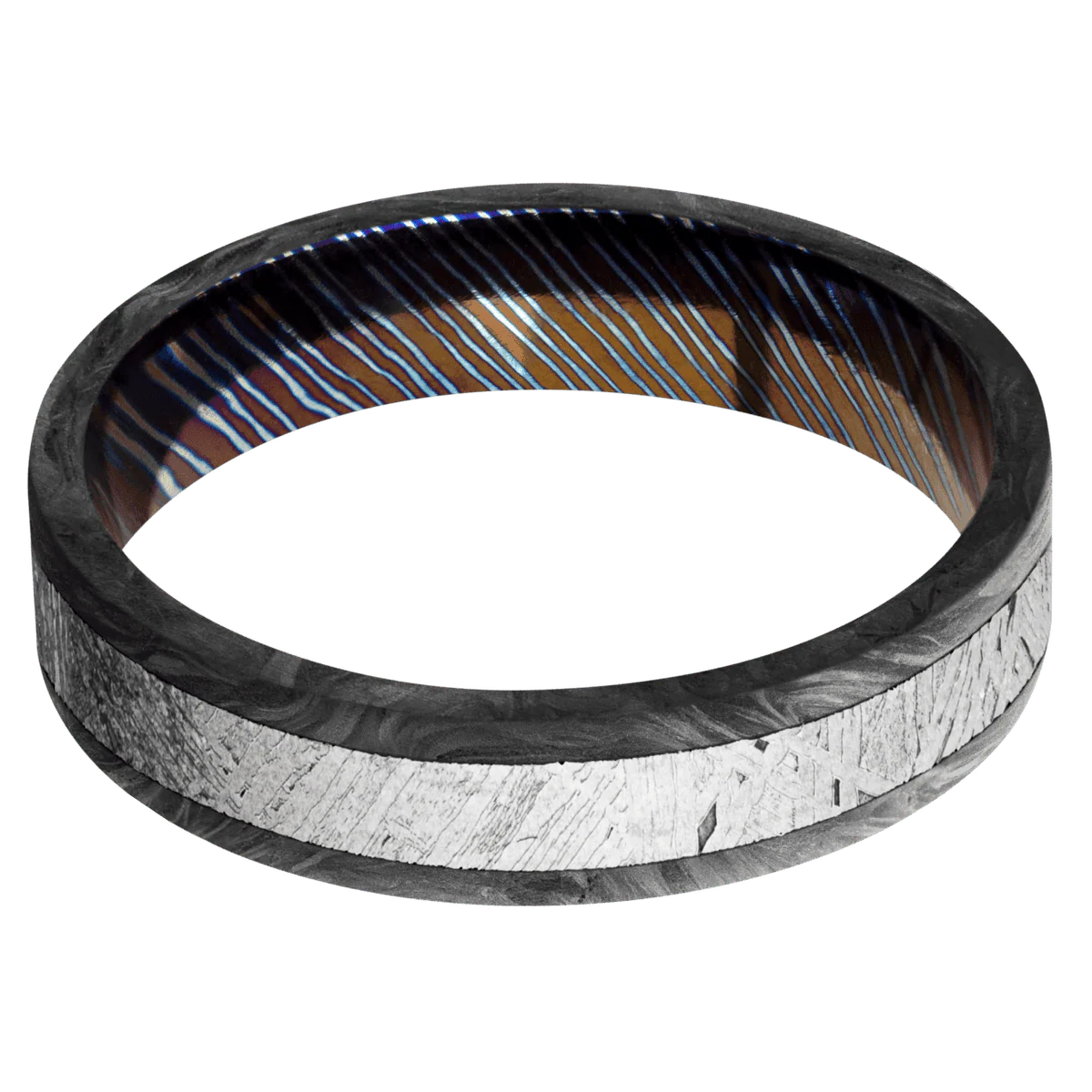 Forged Carbon Fiber + None Finish + Titanium Damascus - Image 3